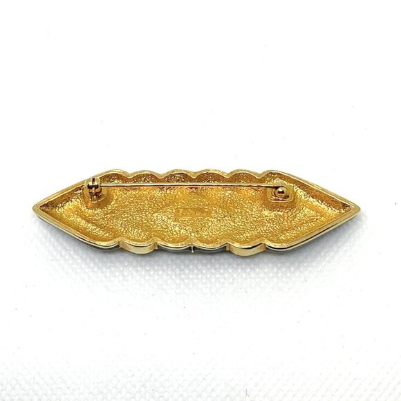 VINTAGE 1980's SWAROVSKI S.A.L. Art Deco brooch - Picture 3 of 5
